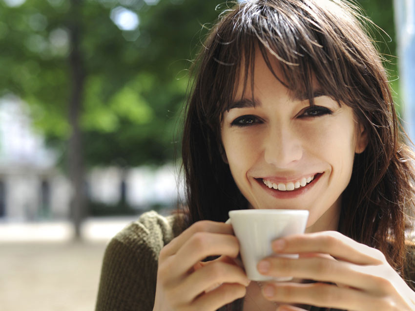 Latte Girl in a Green-Tea World