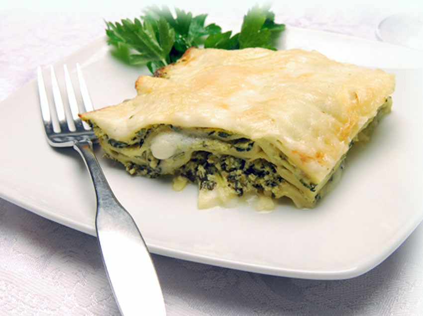 Spinach & Mushroom Lasagna