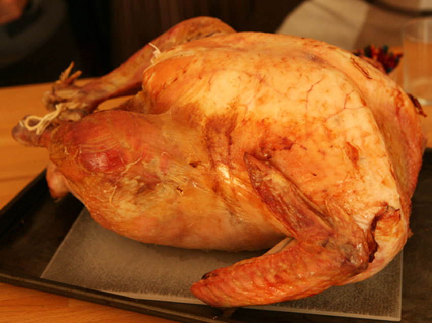 Brined and Baked Turkey