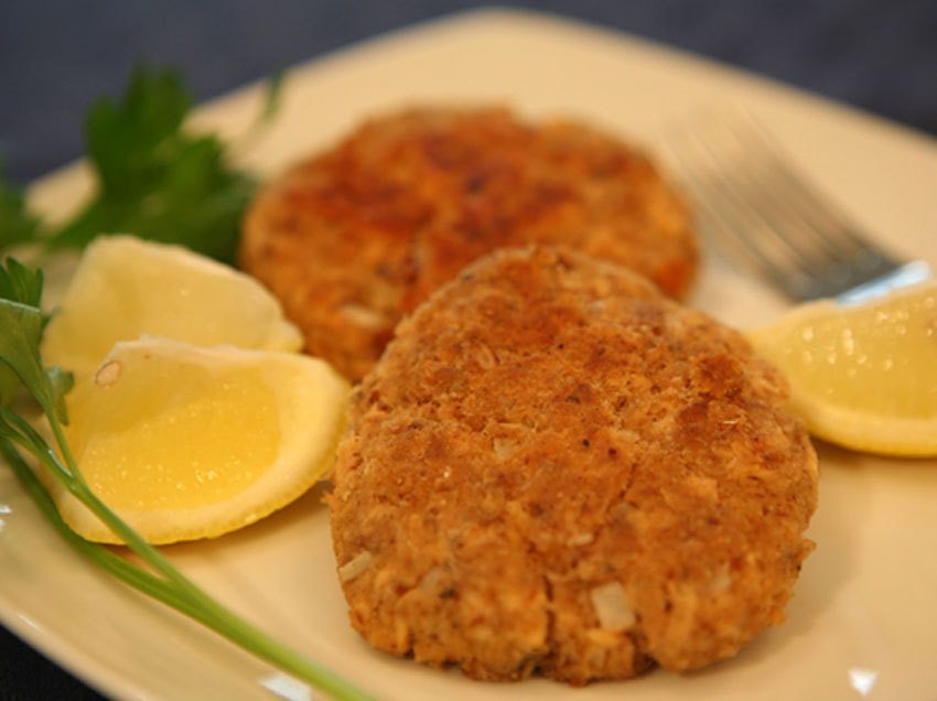 Crispy Salmon Patties